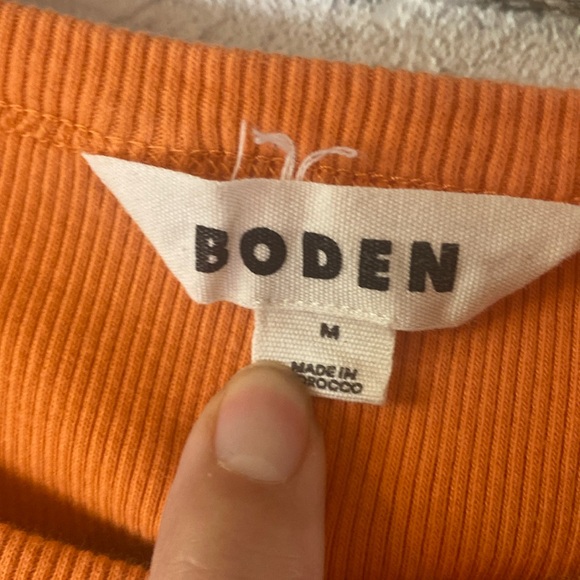 Boden Cotton Ribbed T-Shirt - Picture 4 of 7